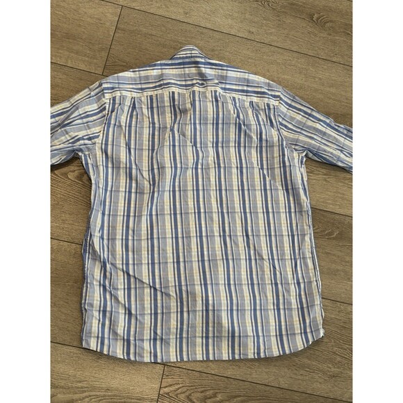 Peter Millar Crown Crafted Mens XL Plaid Button Down Shirt Golf Preppy Easter - Picture 6 of 6